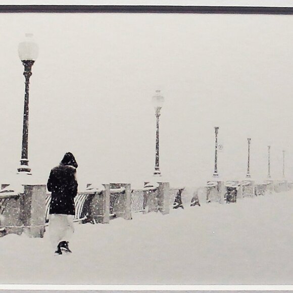 Silver Bromide Photograph Allan Manus Montréal Port Walker With Mat - Picture 3 of 5